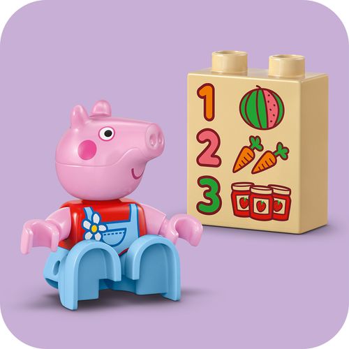 לגו דופלו - טרקטור ודוכן בשוק   10468