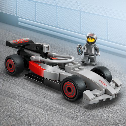 לגו סיטי - משאית עם מכונית מירוץ Audi F1 בתצוגת F1   (60493)