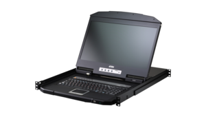 8-Port USB HDMI Single Rail WideScreen LCD KVM Switch CL3708 ATEN