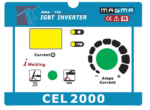 מכונת ריתוך 200 אמפר CEL-2000 MAGMA