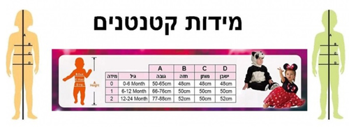 תחפושת פיית היער הקסום לפעוטות במידה 18-24M