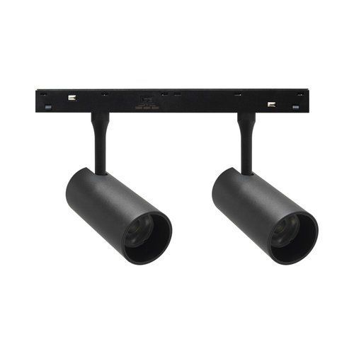  ספוט לד שחור לפס צבירה מגנטי TIKTOK SPOT 2X8W 3CCT 
