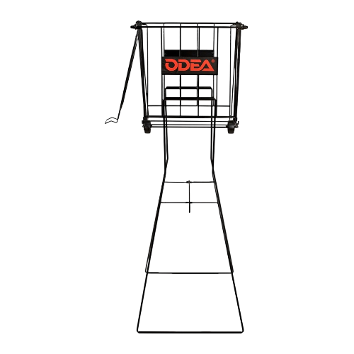עגלת כדורי טניס ממתכת ODEA - לאיחסון 72 כדורים