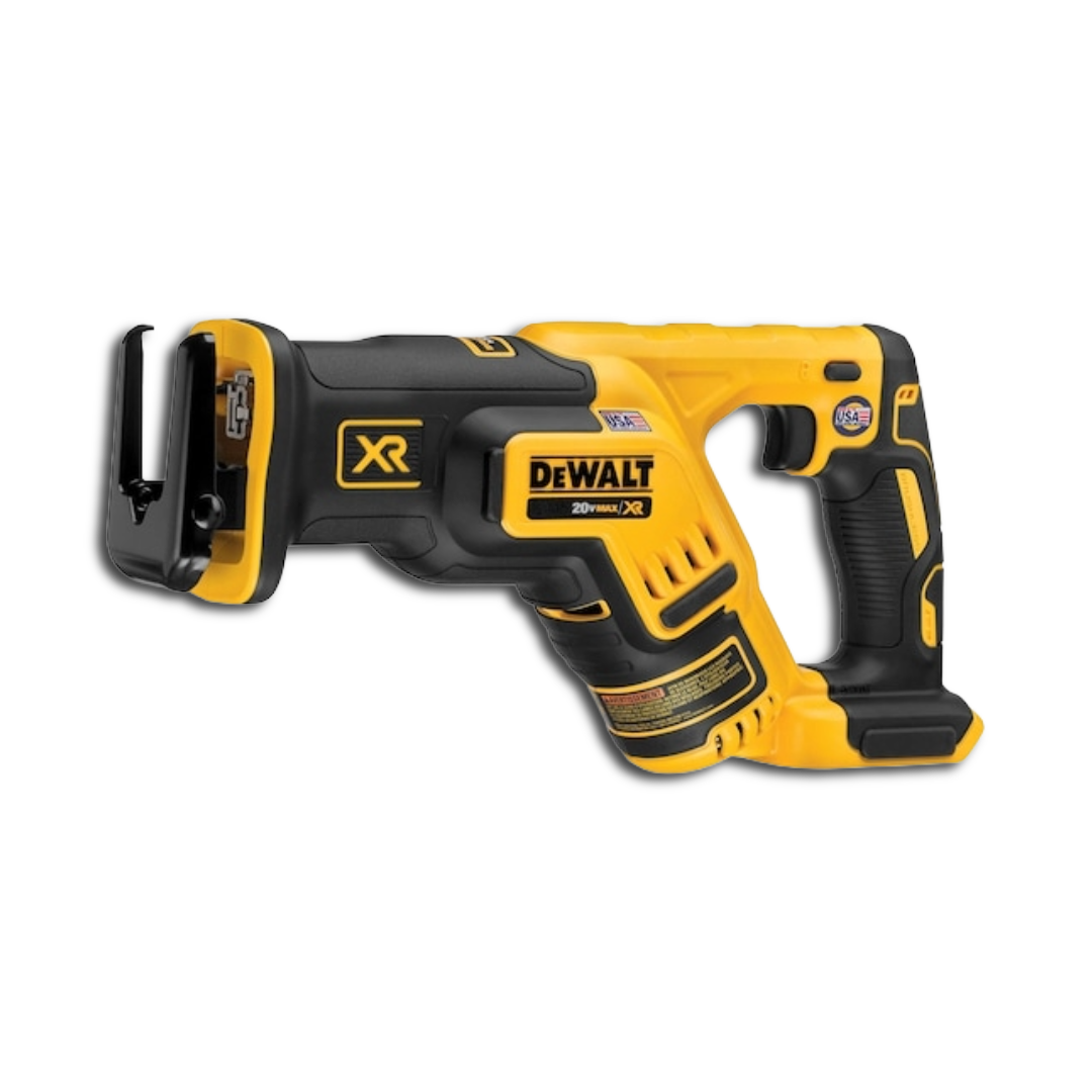 מסור חרב דיוולט קצר בראשלס XR ייצורUSA - גוף בלבד DEWALT