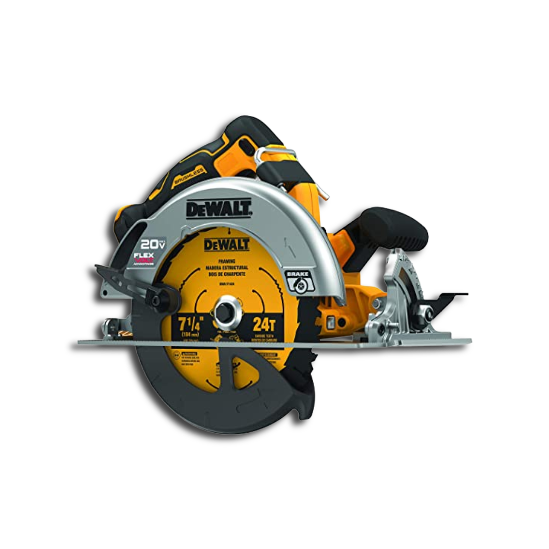 מסור עגול דיוולט "¼7 בראשלס מסדרת Flexvolt Advantage - גוף DEWALT