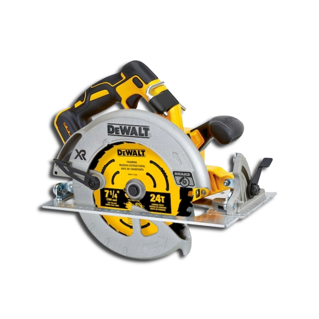 מסור עגול דיוולט "¼7 (184מ"מ) בראשלסXR - גוף בלבד DEWALT