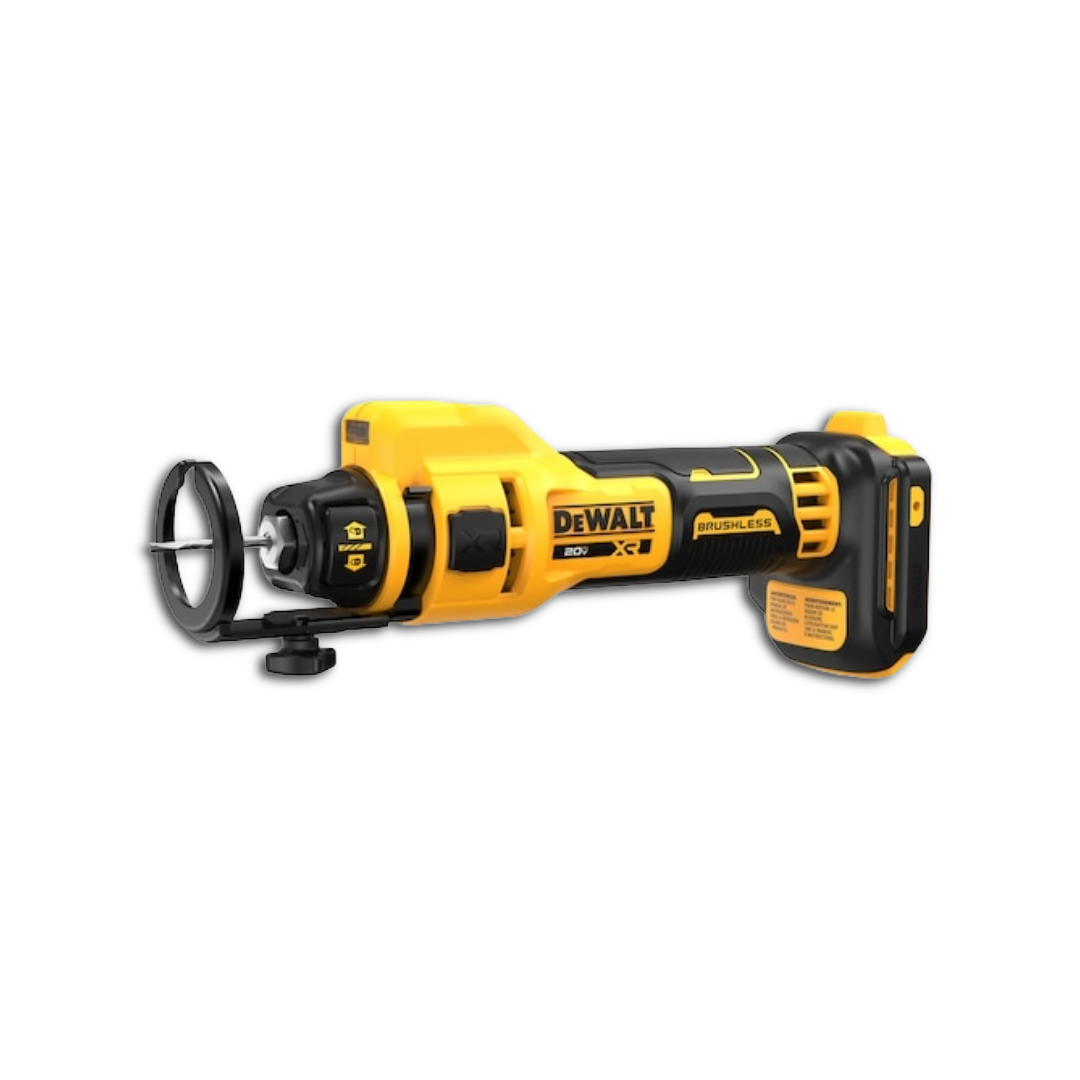 כרסם גבס דיוולט 18V בראשלס קוטר מקדח 1/8", 5/32", 1/4"- גוף DEWALT