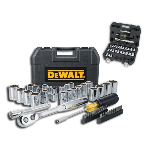 סט בוקסות 49 חלקים דיוולט הינע חצי בארגז קשיח DEWALT