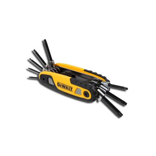 סט 8 מפתחות טורקס דיוולט ממידה T9 עד T40 DEWALT