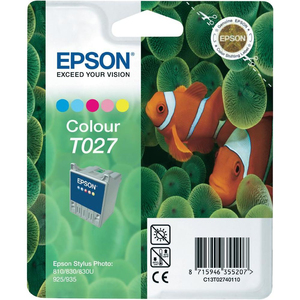 ראש דיו צבעוני מקורי Epson  T027 אפסון