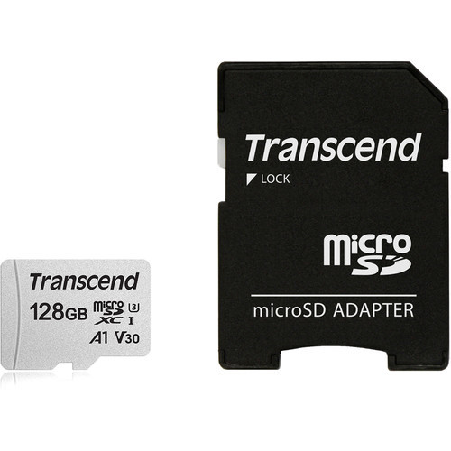 כרטיס זיכרון Transcend 128GB 300S UHS-I microSDXC