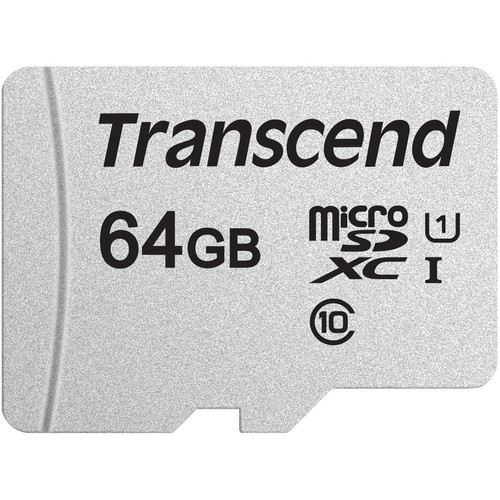 כרטיס זיכרון Transcend 64GB 300S UHS-I microSDXC