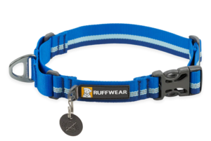 קולרים לכלבים | RUFFWEAR קולר WEB REACTION MARTINGALE COLLAR צבע Blue pool