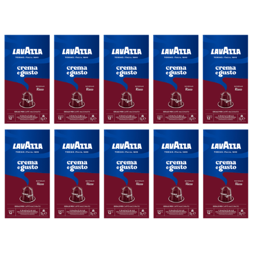 100 קפסולות לוואצה קרמה א גוסטו ריקו Lavazza Crema e Gusto Ricco לנספרסו