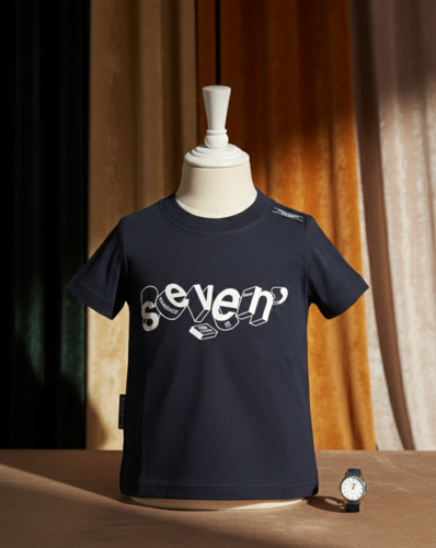 טי-שרט שחורה לילדים מבית Seven Jeans - קולקציית קיץ