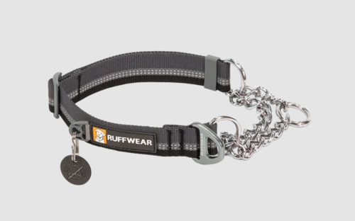 קולרים לכלב RUFFWEAR Chain Reaction Basalt Gray