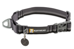 קולרים לכלב | RUFFWEAR Chain Reaction צבע Basalt Gray