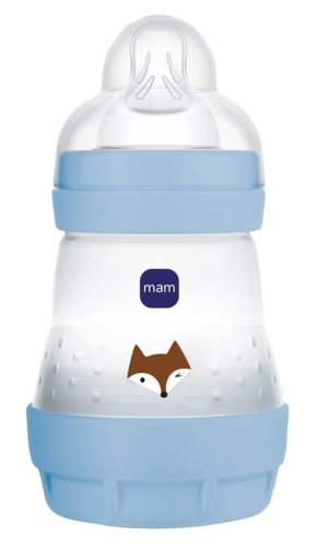 בקבוק מאמ נגד גזים 160 מ׳׳ל MAM Anti-Colic צבע תכלת