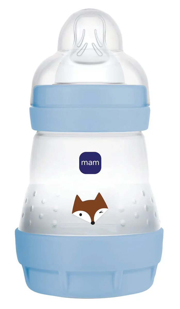 בקבוק מאמ נגד גזים 160 מ׳׳ל MAM Anti-Colic צבע תכלת