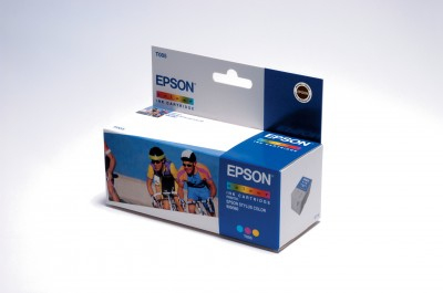 ראש דיו צבעוני מקורי Epson T005