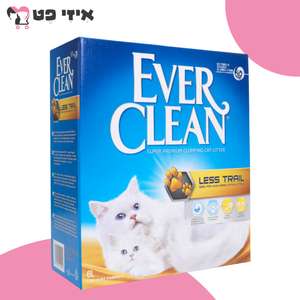 חול מתגבש אוור קלין ללא עקבות (צהוב) 6 ליטר Ever Clean