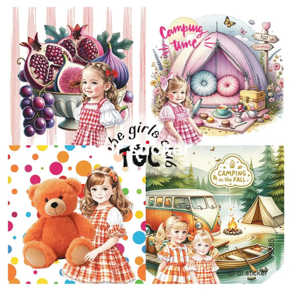 גליל מדבקות ד"ר סטיקר - מועדון הילדות - ג