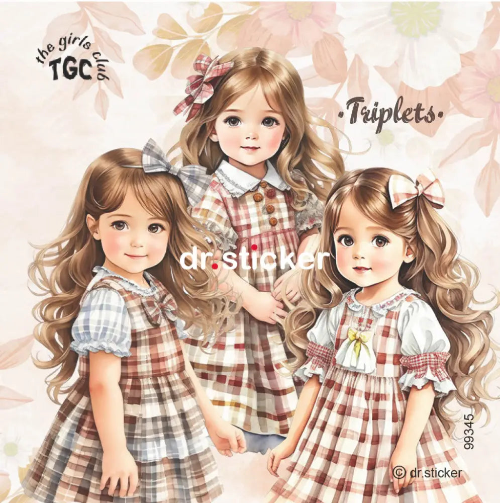 גליל מדבקות ד"ר סטיקר - מועדון הילדות - אחיות