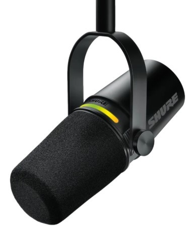 מיקרופון גיימינג דינמי +Shure MV7