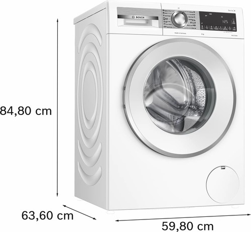 מכונת כביסה פתח קדמי 9 kg מקסימום 1400 סל