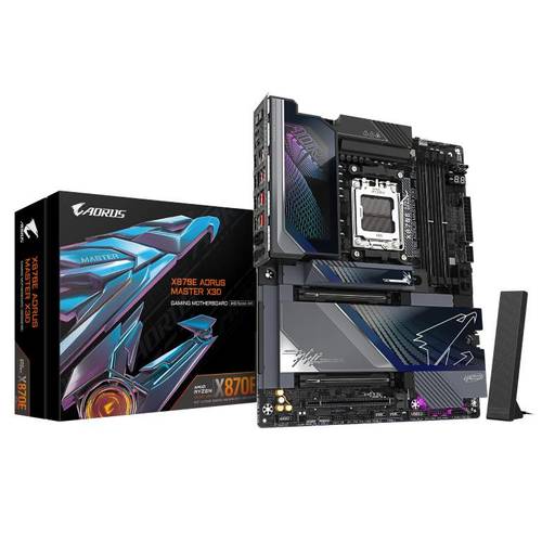לוח אם Gigabyte X870E A MASTER X X3D 10GB/5GB lan Wifi 7 Usb 4.0