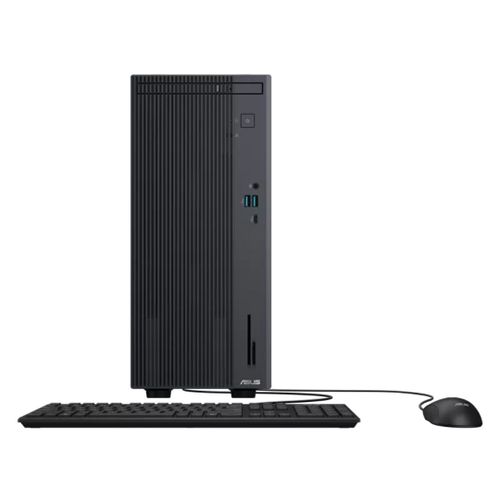 מחשב ASUS V500MV צבע אפור עם מעבד i5-13420H, זיכרון 16GB DDR5 ואחסון 1TB NVMe — מיני־טאוור יציב וחזק לעסקים ולמשרד.
