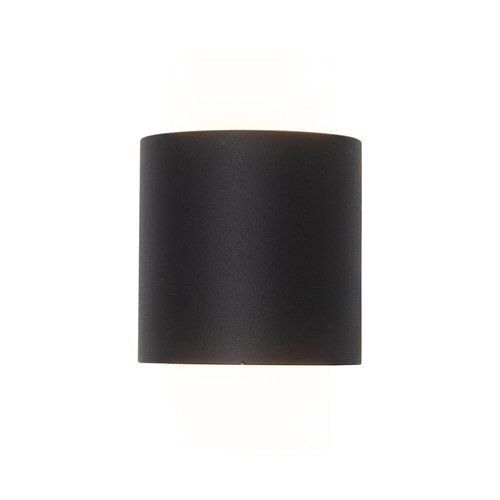  מנורת קיר שחורה DUALUX UP&DOWN 2X2.5W IP54 אור חם 