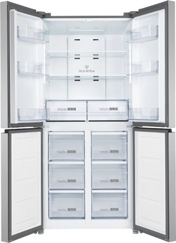 מקרר 4 דלתות זכוכית שחורה דגם Germaine GR-7700 