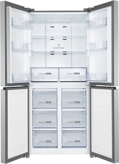 מקרר 4 דלתות זכוכית שחורה דגם Germaine GR-7700