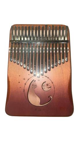 קלימבה 17 צלילים בצבע חום + איבזור ZANI 17-B Gradient brown