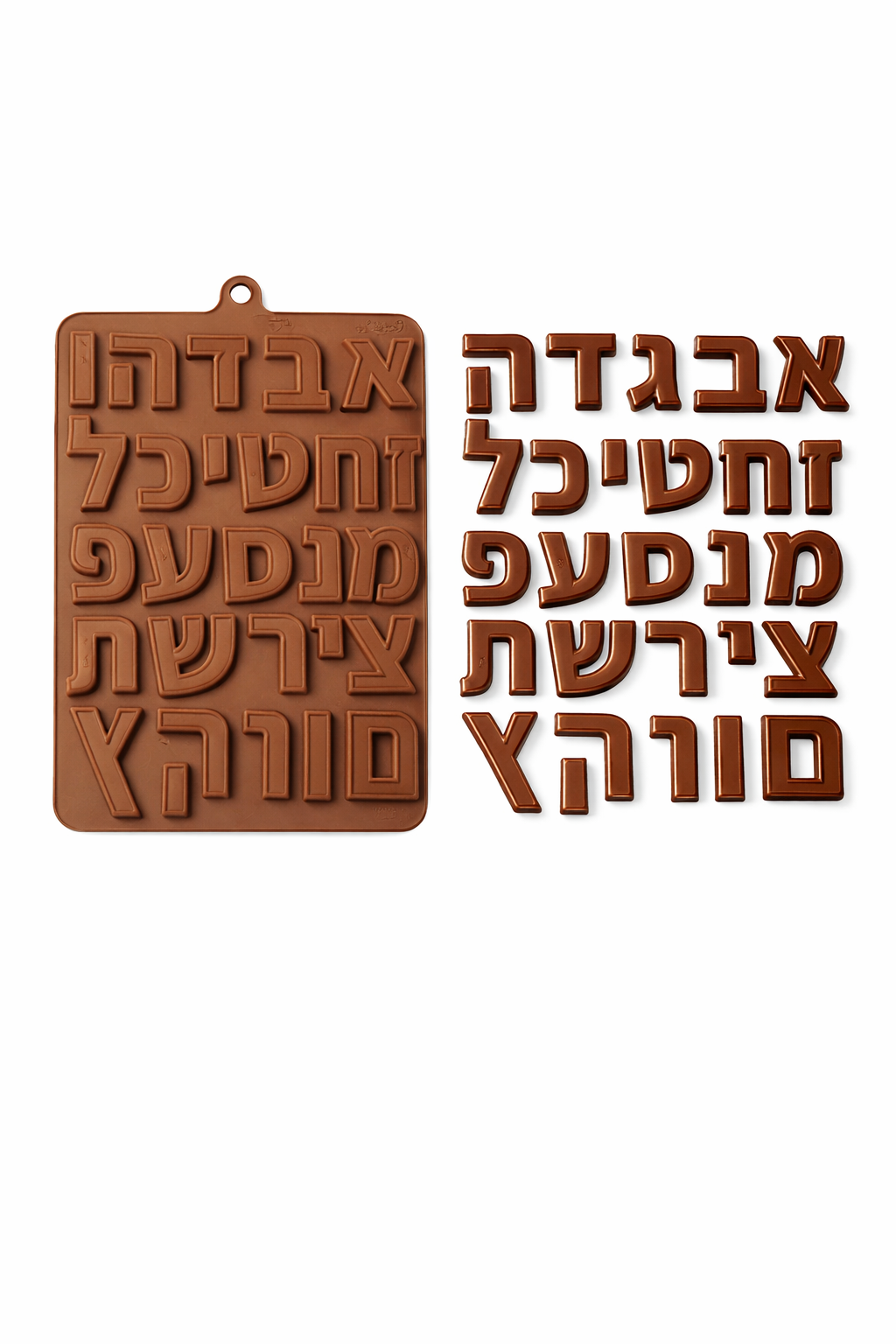 תבנית סיליקון אותיות גדול