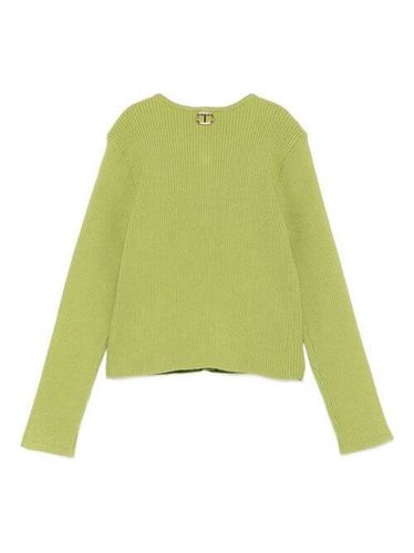 Girls' knitted cardigan with bows