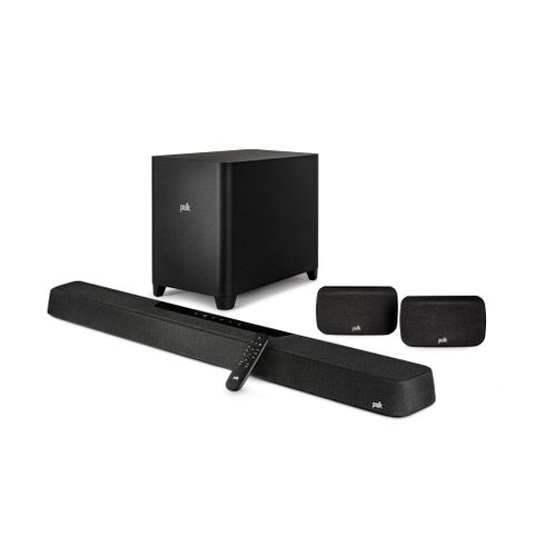 מקרן קול 5.1+סאב וסראונד תומך DOLBY ATMOS דגם POLK AUDIO MAG-MAX-SR-AX