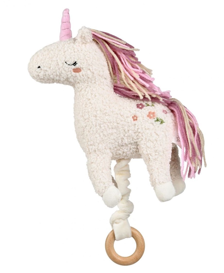 בובת רעשן מנגן טדי לורה סוויסרה Unicorn 