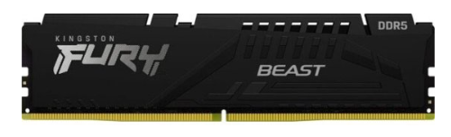 זיכרון כולל גוף קירור KINGSTON FURY BEAST MEMORY 16GB DDR5 6000Mhz 