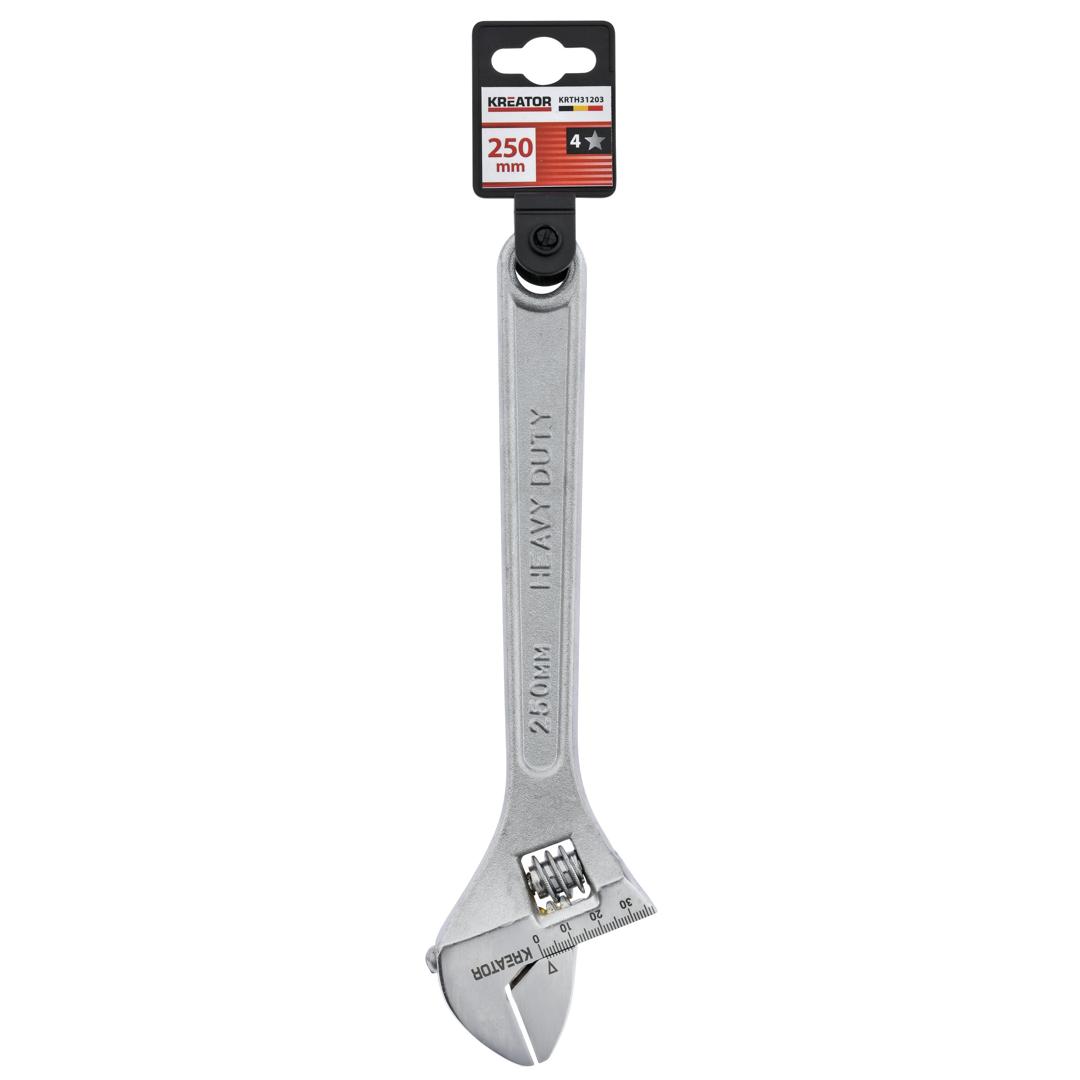 מפתח שוודי מקצועי 250 מ"מ , 106 KRTH31203, ADJUSTABLE WRENCH 250MM