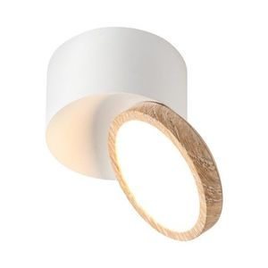 צילינדר TWIST 7W 3CCT גוף לבן עם עץ 