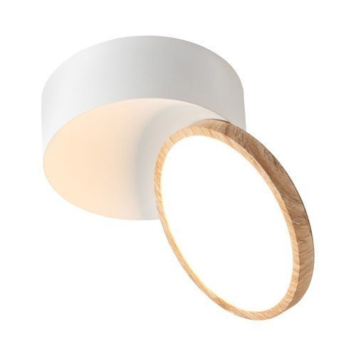  צילינדר TWIST 12W 3CCT גוף לבן עם עץ 
