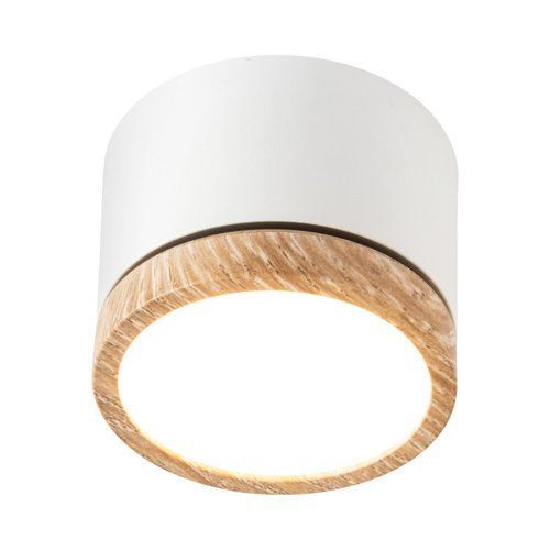  צילינדר TWIST 7W 3CCT גוף לבן עם עץ 
