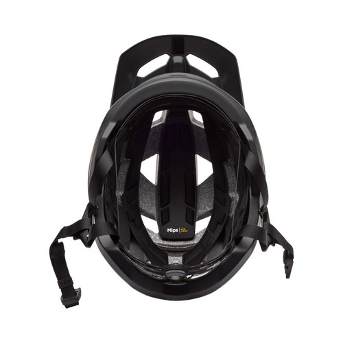 קסדת אול מאונטין לאופניים פוקס שח/צהו - FOX SPEEDFRAME PRO LUNAR CE V26 