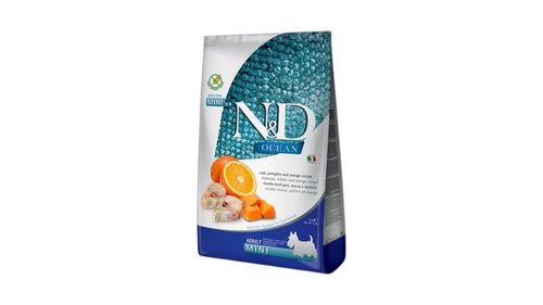 ND אושן כלב מיני בקלה דלעת ותפוז -  7 קילו
