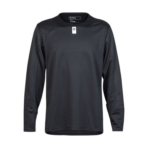 חולצת רכיבה ארוכה לילדים פוקס שחור -FOX YTH DEFEND LS JERSEY 