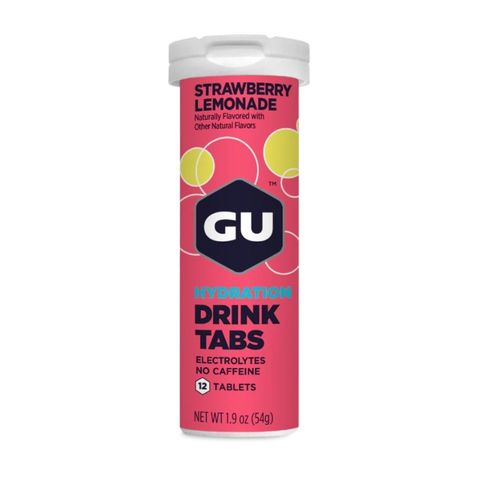 GU HYDRATION טבליות להכנת משקה דל קלוריות תות לימונדה