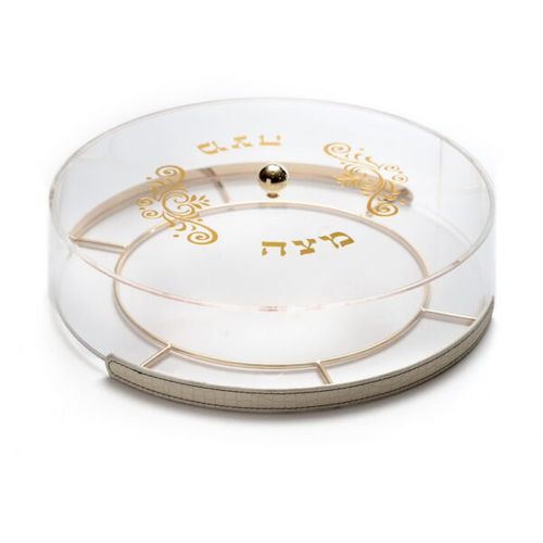 קופסא למצה שמורה עם מכסה שקוף