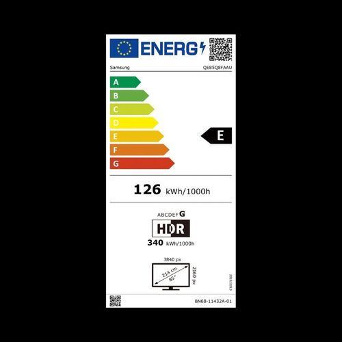 טלוויזיה חכמה “85 QLED 4K Q8F
